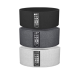 Sweet Sweat Hip Bands and Resistance Set with 3 Levels of Resistance | Non-Slip Fabric Booty Bands for Squats & Lunges | Includes Free Mesh Carrying Bag