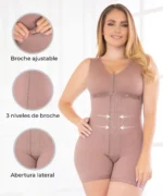 FAJA CON BRA MEDIA PIERNA Y BROCHES REF 11215 - Image 4